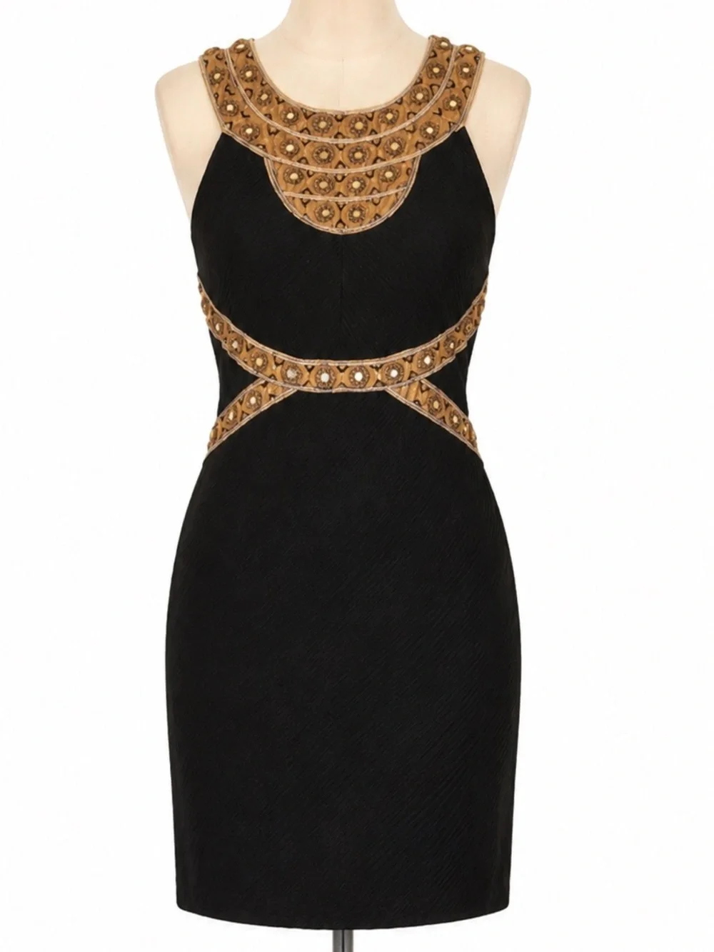 Free People Nefertiti Bodycon‎ Dress Mirrors XS Whimsigoth Fairy Boho Cocktail